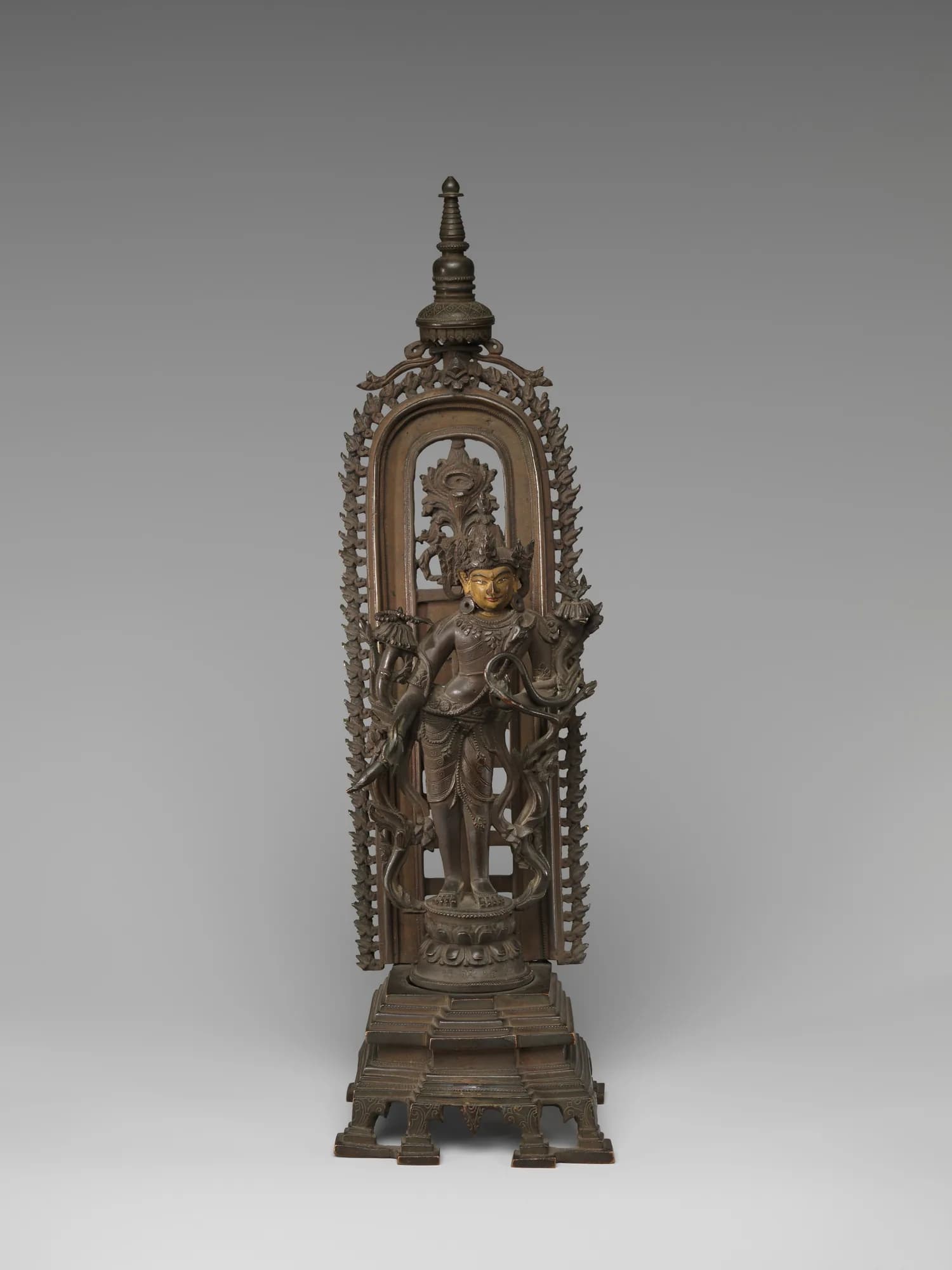 Bodhisattva Avalokiteshvara (Guanyin) — Tibet, . Museum reference image standing in for Four-Armed Chenrezig.