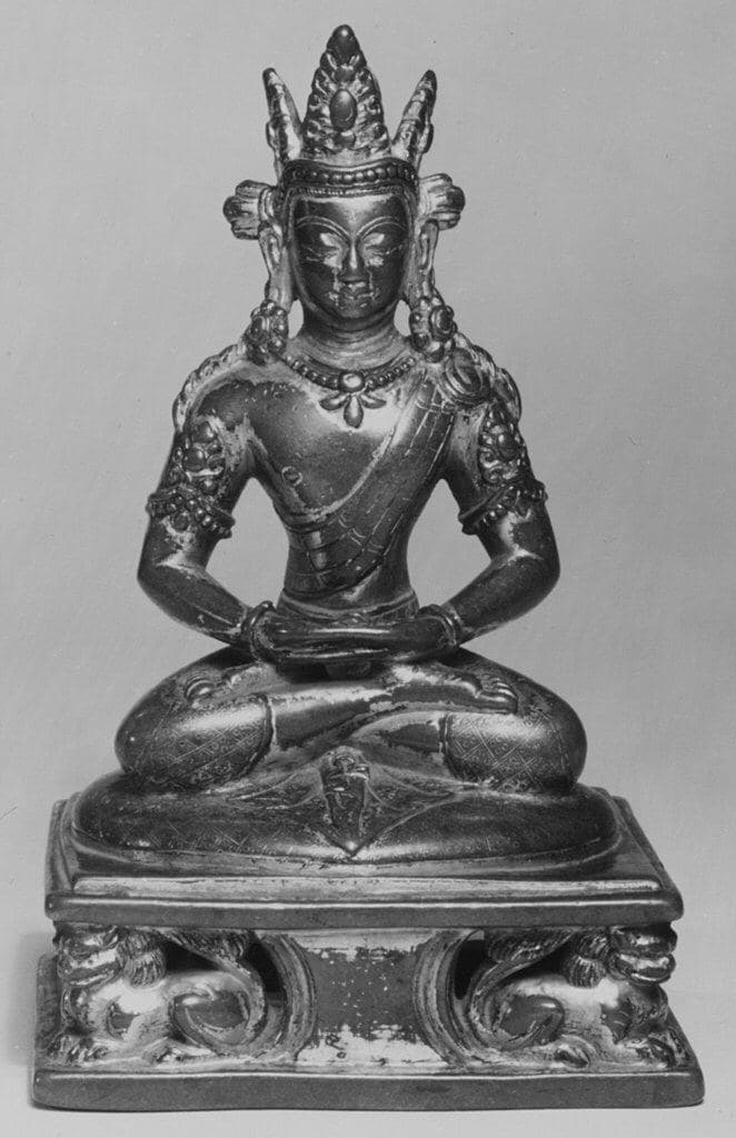 Manjushri, an Emanation of Amitabha Buddha — Nepal (Kathmandu Valley), 11th–12th century. Museum reference image standing in for Kurukulla.